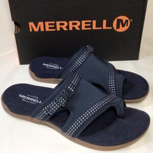Merrell Sandals Slide Navy Size 8 - New